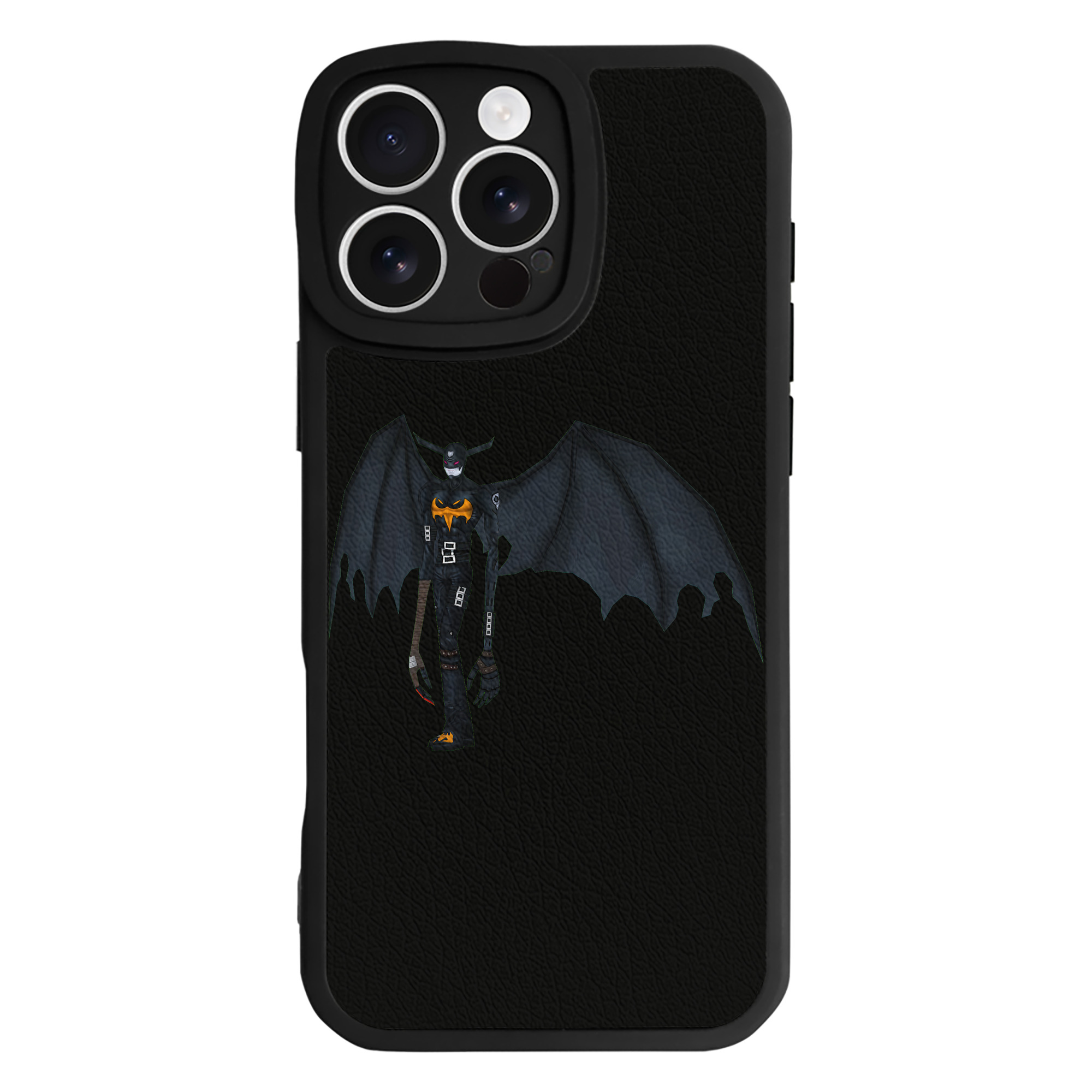 （画像用） Digimon デジタルモンスター/デジモン 【iPhone 16シリーズ対応】シリコンスマホケース（レザー調） 材質：シリコン